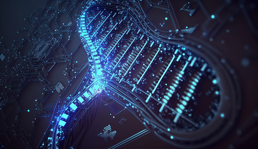 DNA医疗科学背景图片