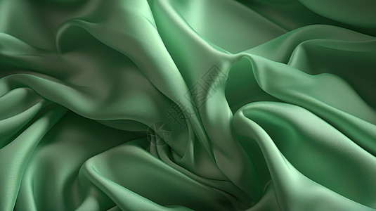 嫩绿色丝绸背景背景图片
