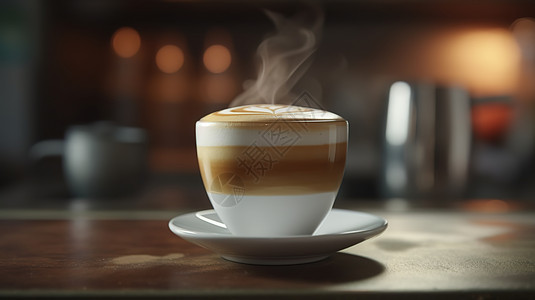 奶盖高端咖啡商业图片