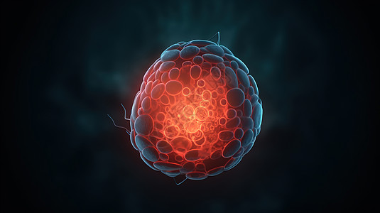 细胞分子科技DNA细胞手绘背景图片