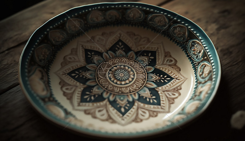 精美的陶瓷盘子图片