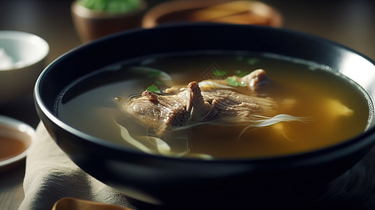 美味的餐饮营养汤食物图片