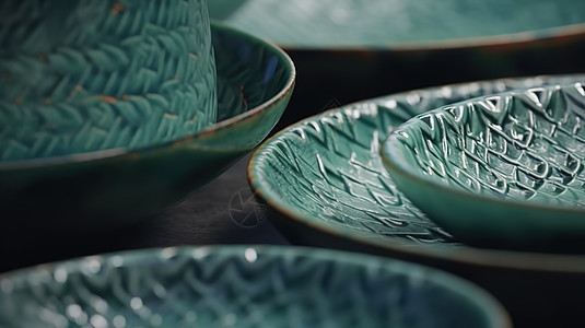 中式陶瓷餐具图片