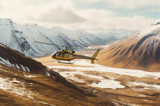 直升机游客旅行图片