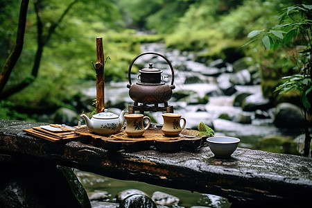 功夫茶具休闲享受生活图片