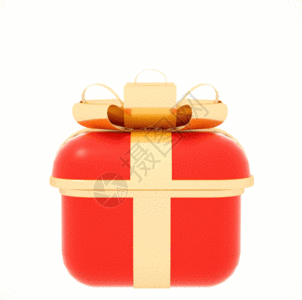 家人购物优惠礼盒红包GIF高清图片