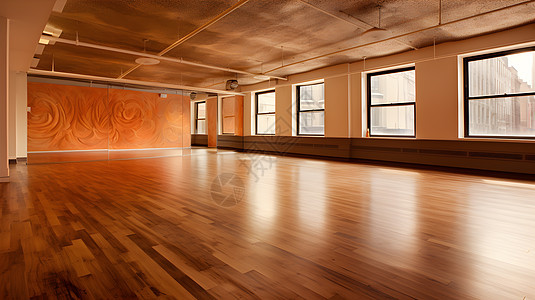 木质感舞蹈室图片