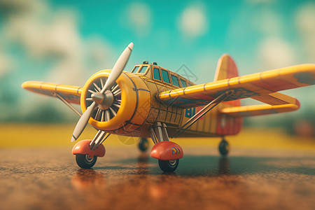 儿童玩具迷你小型飞机3D图片
