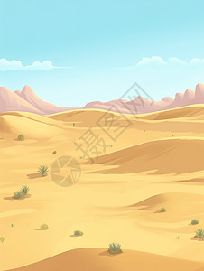 沙漠环境景观背景图片
