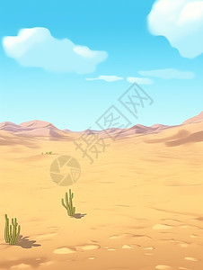 沙漠装饰图案背景图片