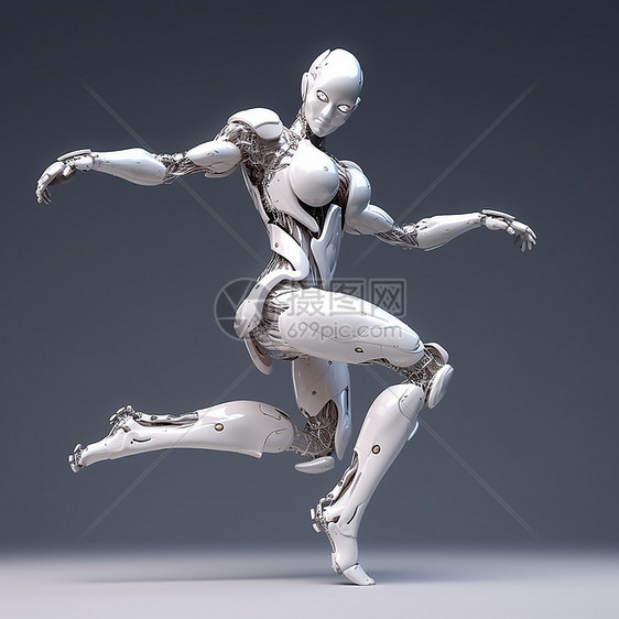 一个跳舞的机器人图片