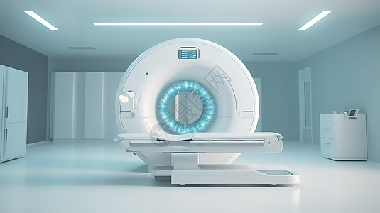 医院放射科的MRI机器医疗设备图片