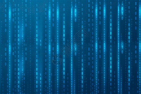 服务机器人蓝色创意数据AIGIF高清图片