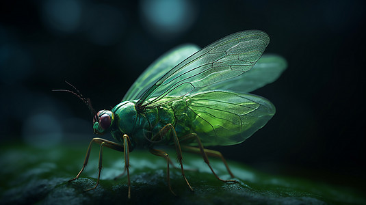 抖动翅膀的昆虫背景图片