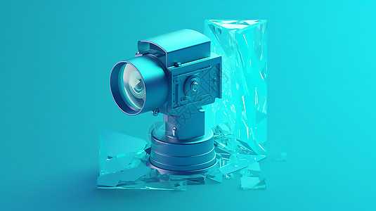数码相机专用镜头转接环科技智能数码相机插画