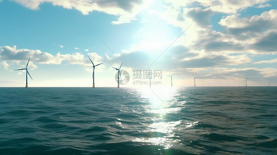 海上风力发电技术新能源插图图片