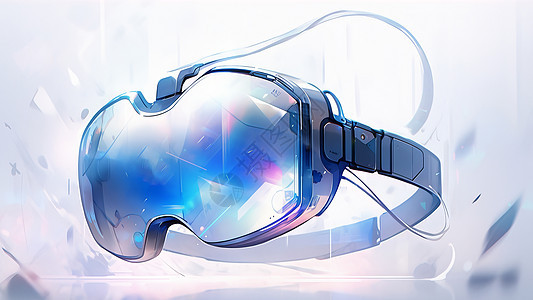 卡通VR眼镜时尚科技感图片