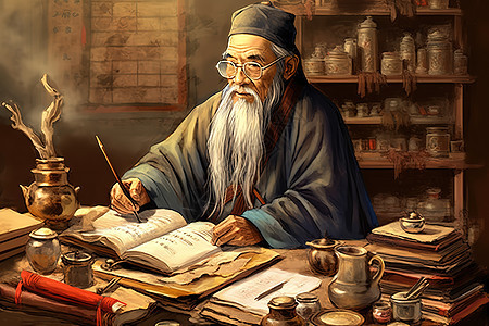 中国古代医学大夫图片