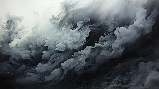 浓烟烟雾抽象纹理图片