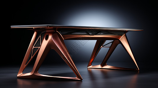 时尚大气的现代金属质感桌子图片