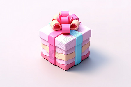 小可爱等距礼物盒情人节3d图标图片