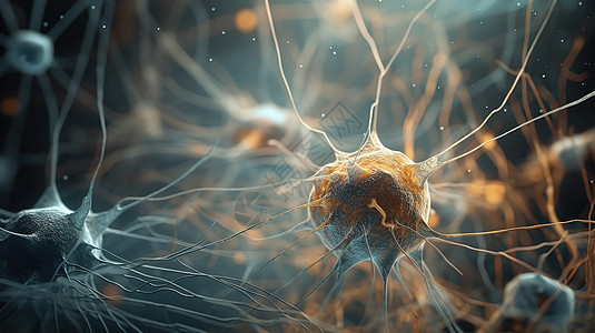 神经元生物肌理图图片