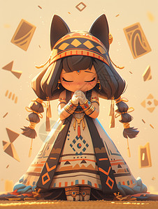 古埃及卡通小公主图片