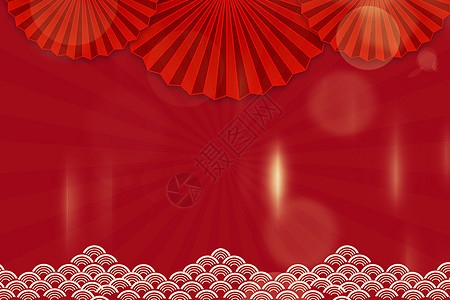 红色传统背景背景图片