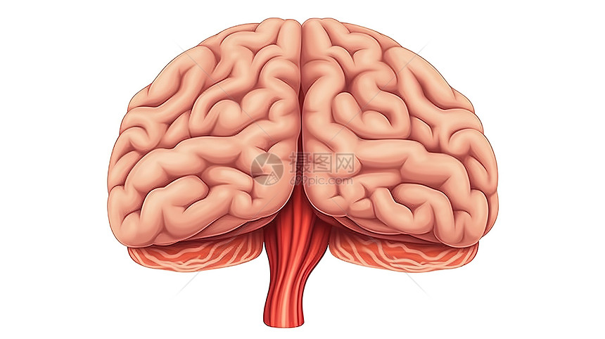 3D人脑解剖创意概念图图片