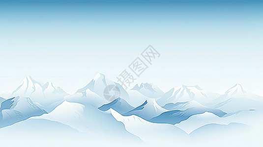 高山天空雪山插图图片