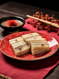 春节传统美食年糕图片