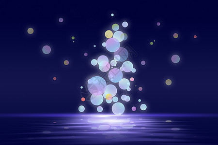 平安夜创意圆形圣诞树图片
