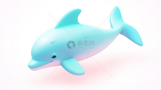 3D可爱的鲸鱼图标图片
