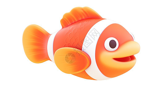 3D小丑鱼图标图片