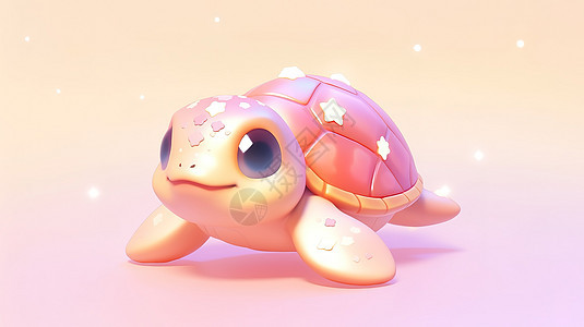 3D可爱小海龟图标图片