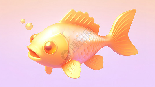 3D金鱼图标图片