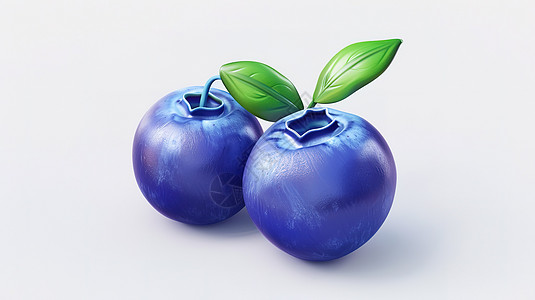 蓝莓水果图标图片