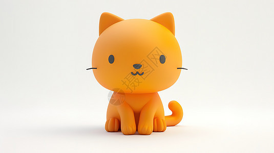 可爱小猫3D图标图片