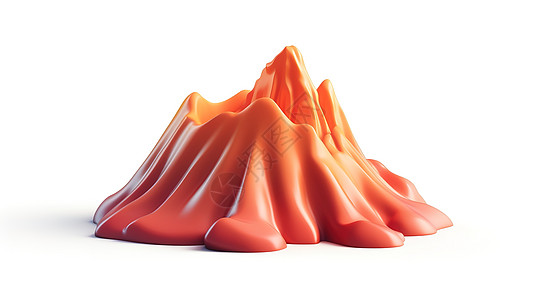 火山立体3D图标图片