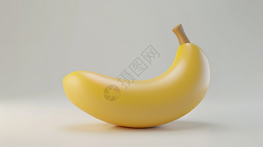 香蕉水果立体3D图标图片