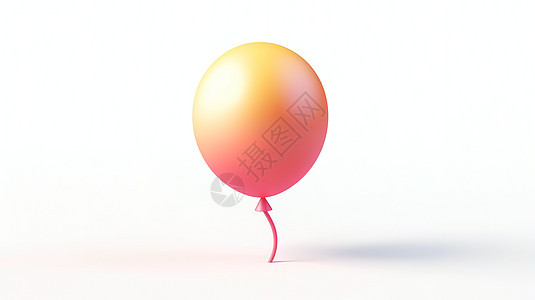可爱的气球立体3D图标图片