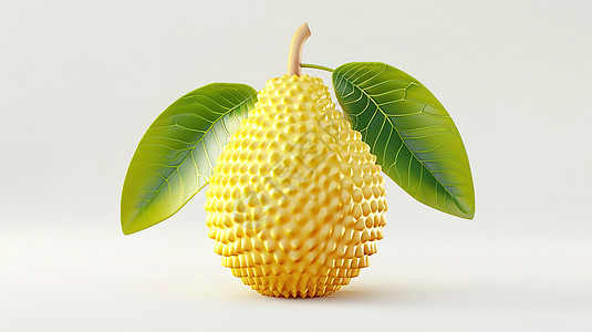 榴莲水果3D图标图片