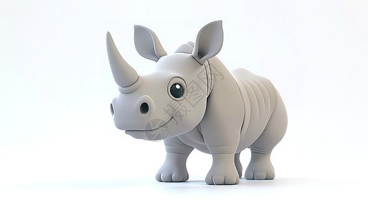 犀牛3D图标图片
