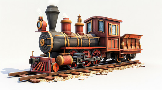 3D立体火车icon图标图片