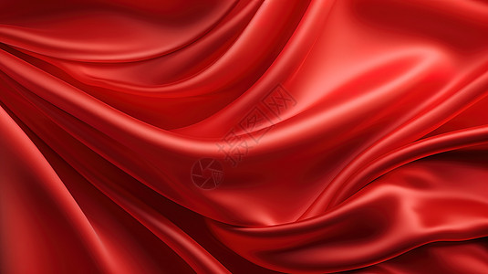 红色丝绸纹理高清图片