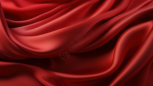 红色丝绸纹理图片