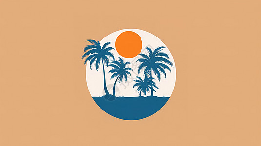 棕榈树标志图片
