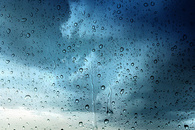 阴雨创意雨滴背景图片