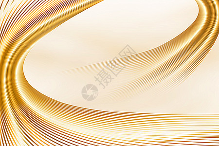时尚线条金色大气抽象线条背景设计图片