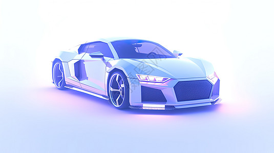 汽车3D图标图片